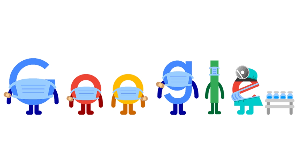 Google Doodle Encourages People to Get COVID-19 Vaccine, Wear Face Masks