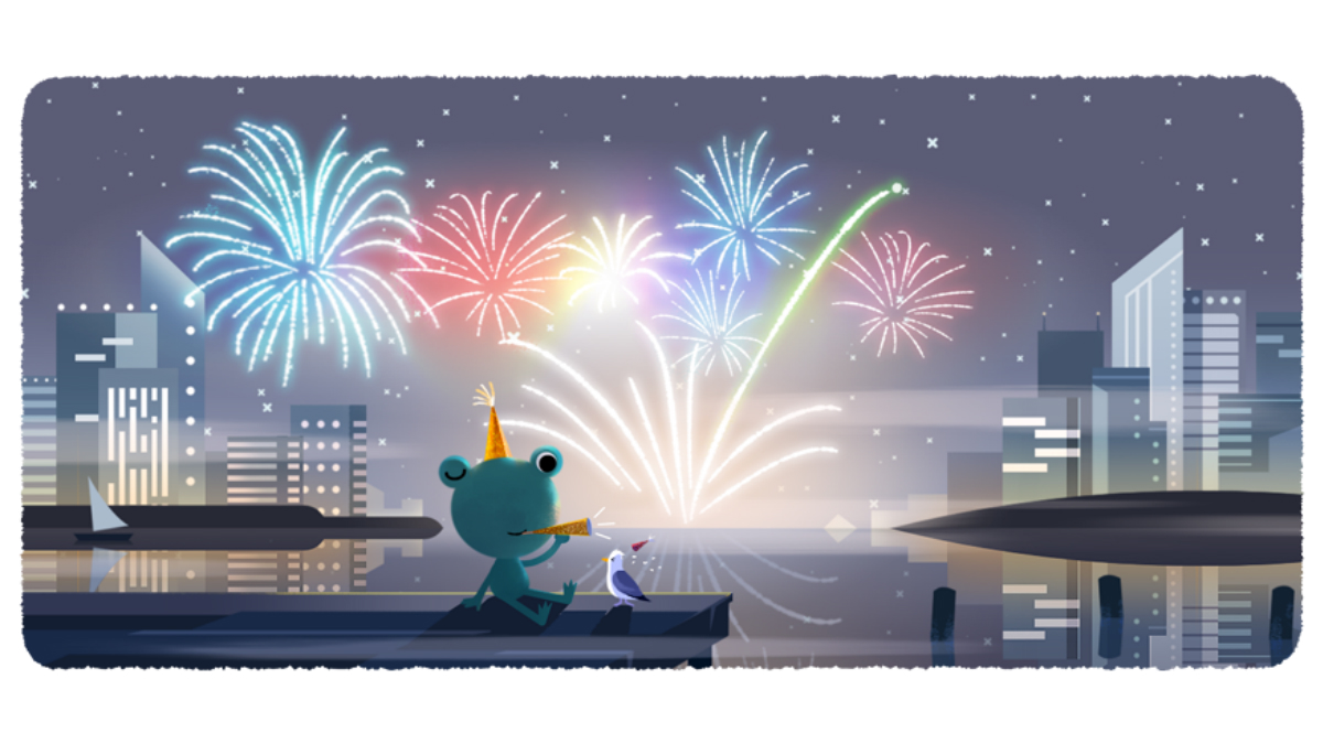 New Year’s Eve: Google Ends the Decade With Fireworks Doodle