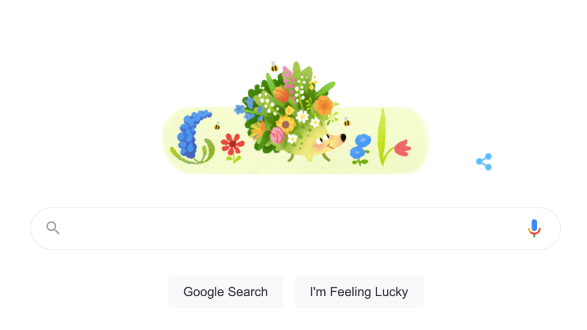 Spring Season 2021: Google Doodle Celebrates Equinox With Animated Hedgehog, Flowers