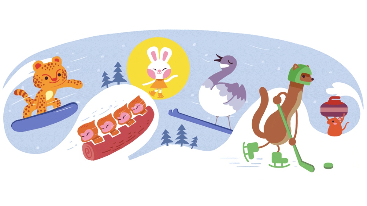 Winter Olympics 2022 Opening Ceremony Celebrated by Google With Animated Doodle