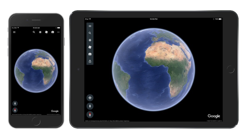 Google Earth Update for iOS Brings Redesign and Much-Needed 64-Bit Support