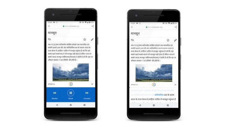 Google Feed Gets Bilingual Support for Hindi, English; Google Go to Read Out Webpages