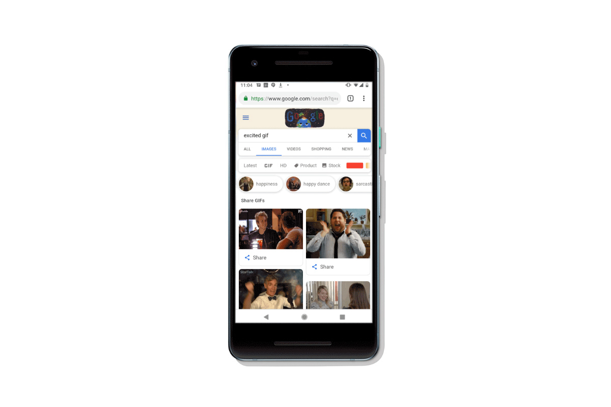Google Images Now Lets You Share GIFs Directly Into Messaging Apps, Social Media
