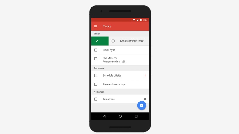Gmail Android Gets New App Shortcuts, Support for Exchange Tasks