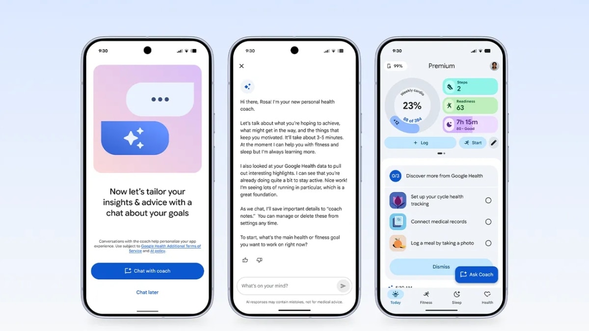 Google Health App Replaces Fitbit App as Company Brings Google Health Coach to India
