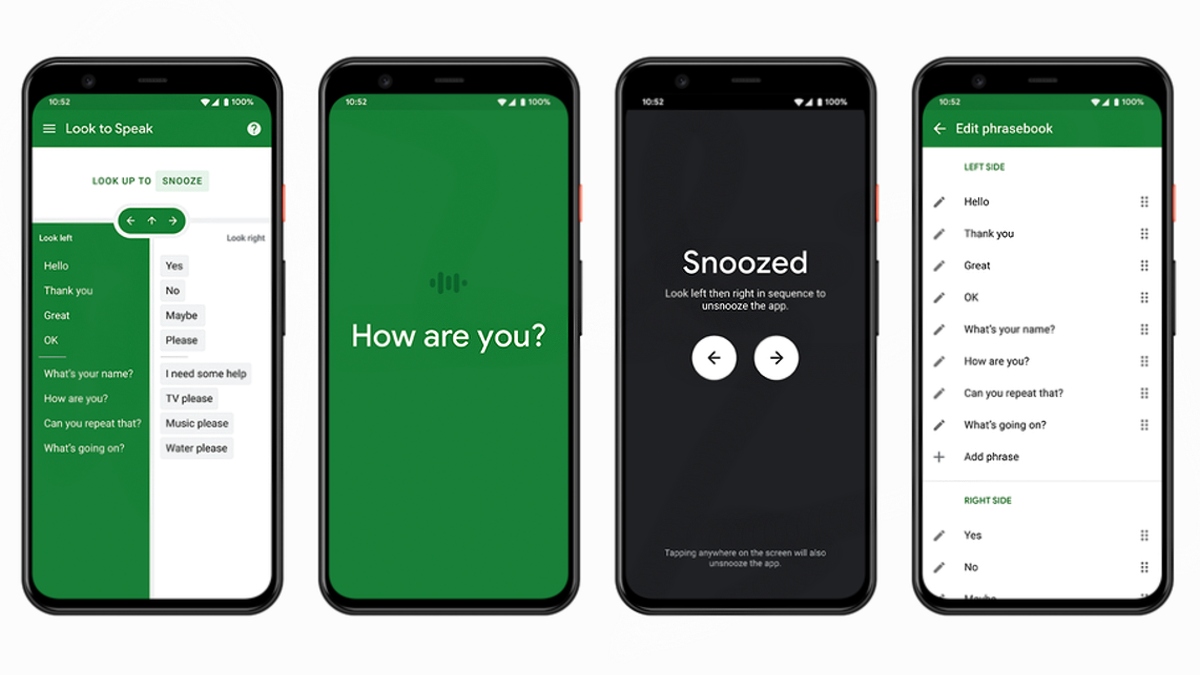 Google Look to Speak App Lets People Use Their Eyes to Select Phrases to Be Said Aloud