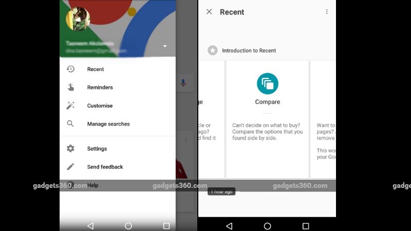 Google Search Gets a New 'Recent' Tab for Android