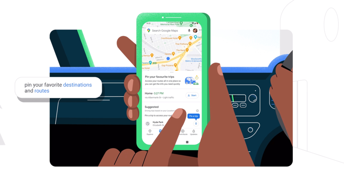 Google Maps to Get New ‘Go’ Tab for Quick Access to Frequent Destinations