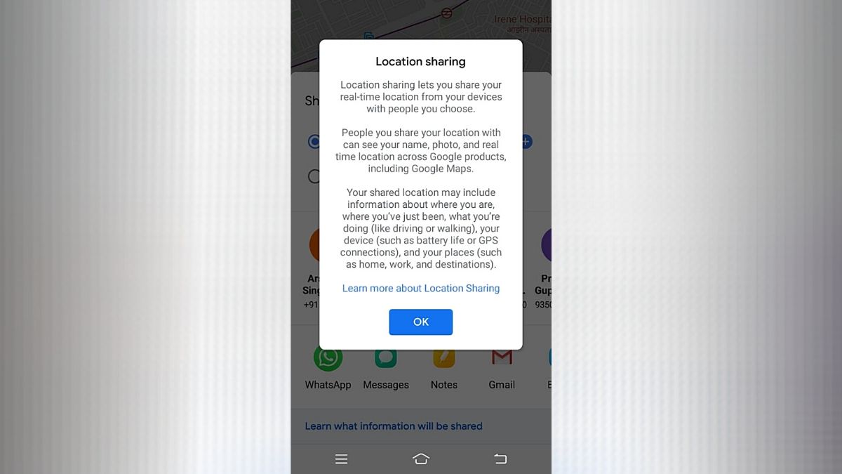 Google Maps Location Sharing Interface Receives a New Look on Android, iOS