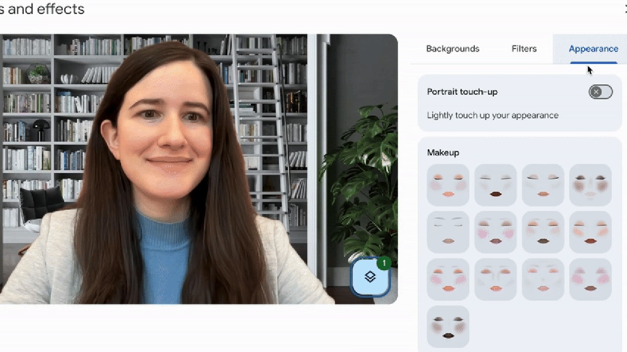 Google Meet Now Lets You Apply AI-Powered Makeup Effects During Video Calls