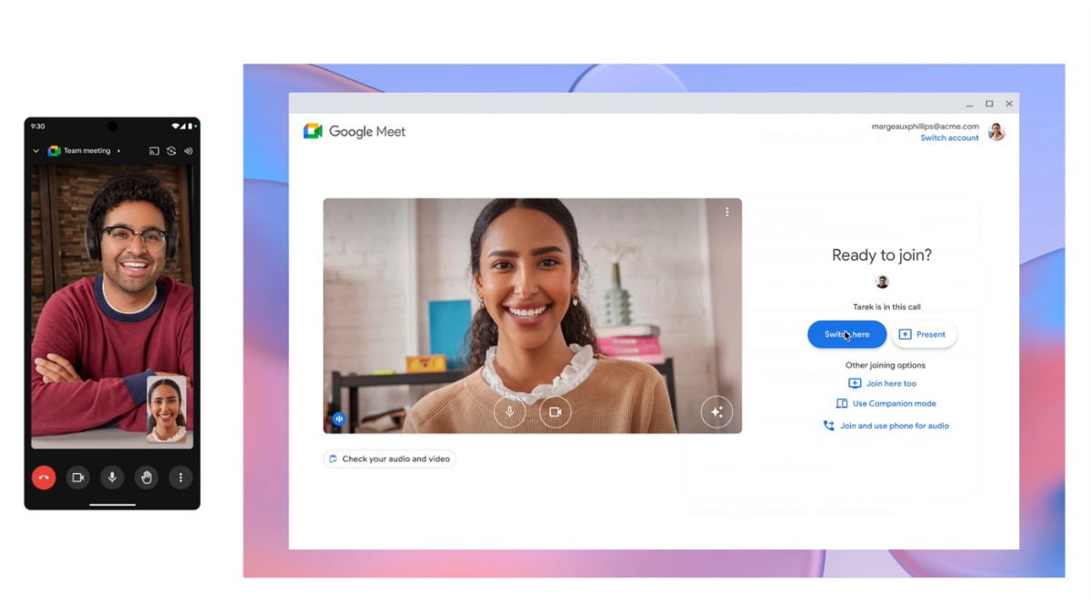 Google Meet Introduces ‘Switch Here’ Feature That Lets Users Switch Devices Without Leaving a Call