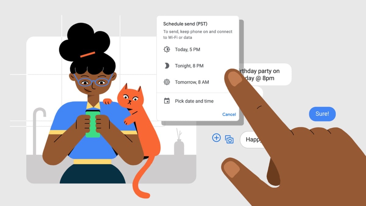 google messages schedule feature image Google Messages Android