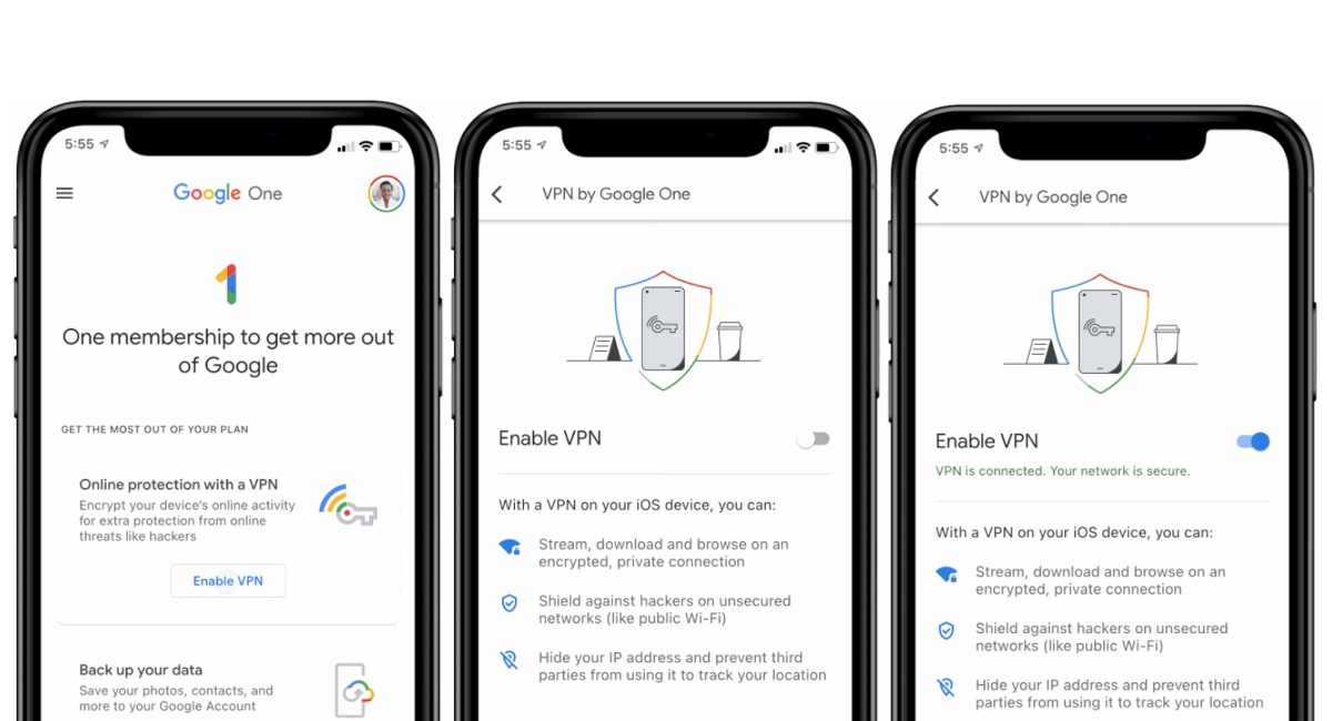 Google One Brings VPN to iOS for Users With Premium Plans, Adds New Features for Android