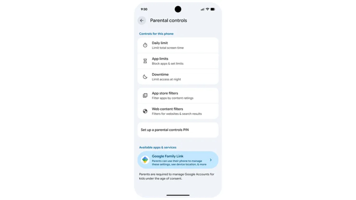 Google Extends Android's Parental Controls Beyond Pixel Phones With Android 17