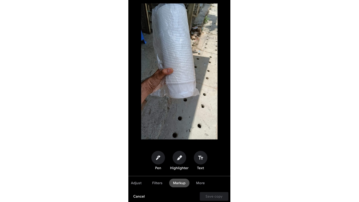 Google Photos for Android Makes Markup Tool More Accessible in Editing Menu