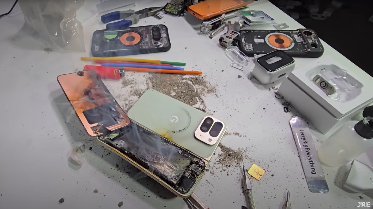 Google Pixel 10 Pro Fold Explodes During YouTuber's Durability Test