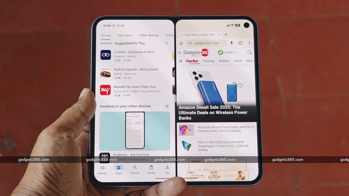 google pixel 10 pro fold software split screen gadgets 360 GooglePixel10ProFold  Google