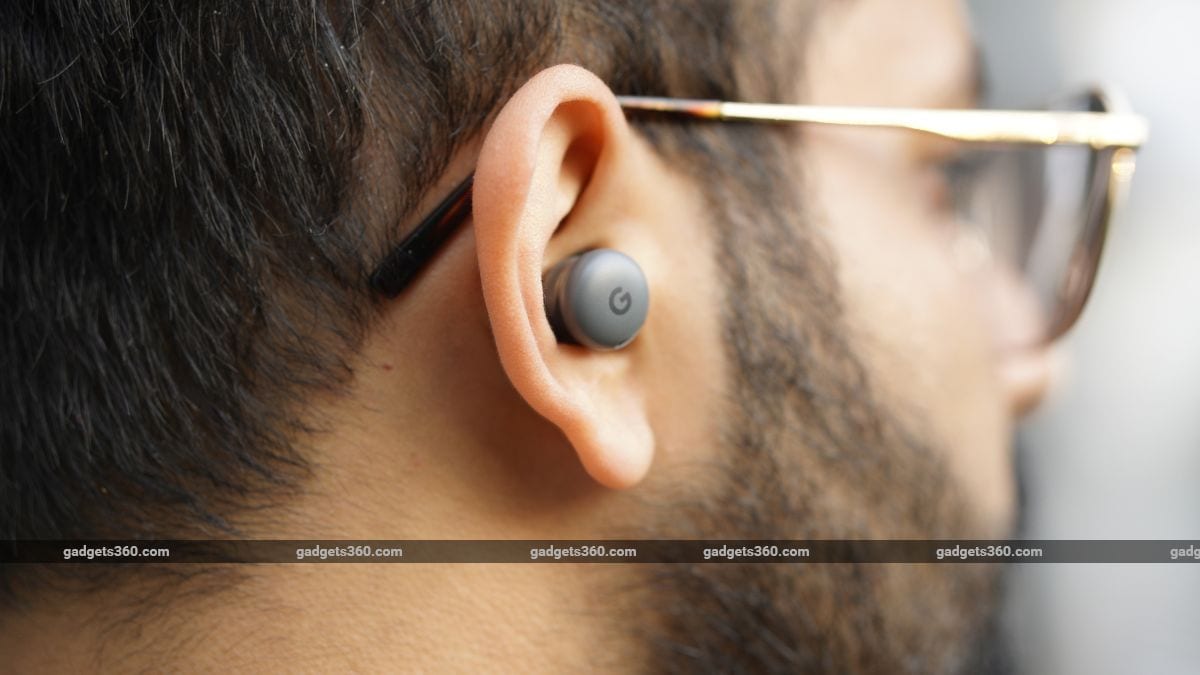 google pixel buds 2a in ear Google Pixel Buds 2a worn