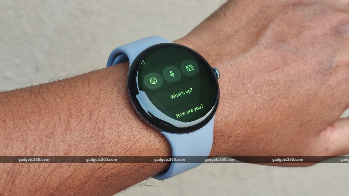 google pixel watch 4 software ai smart reply gadgets 360 GooglePixelWatch4  Google