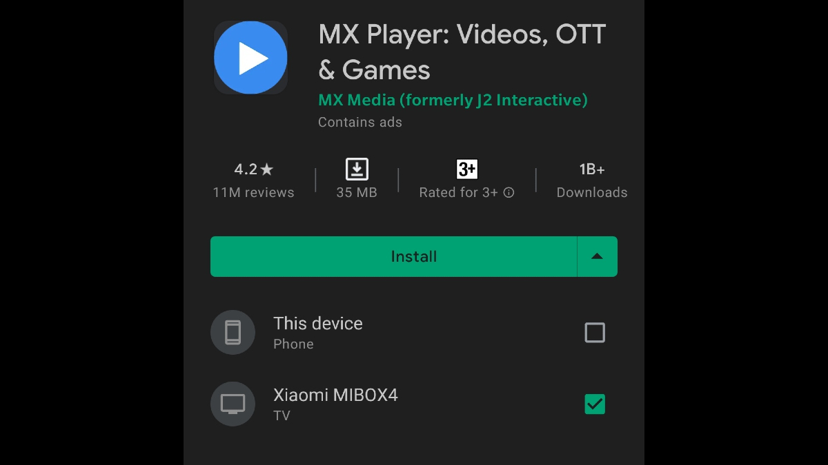Google Brings Ability to Install Apps on Android TV Through Smartphones, Users Report
