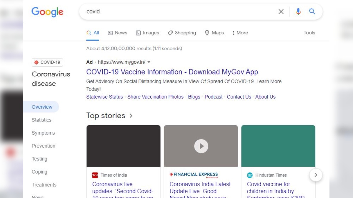 Google Search Throwing Up Blank, Broken Images on Top Stories Carousel