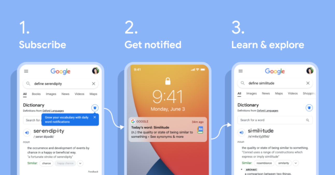 Google Search Adds Feature to Make Learning New Words a Daily Habit on Its App