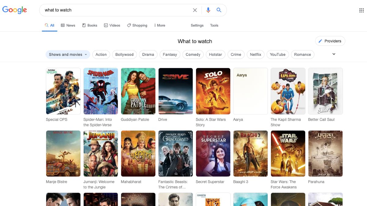 What to Watch: Google Search Makes It Easier to Find New TV Shows, Movies in India