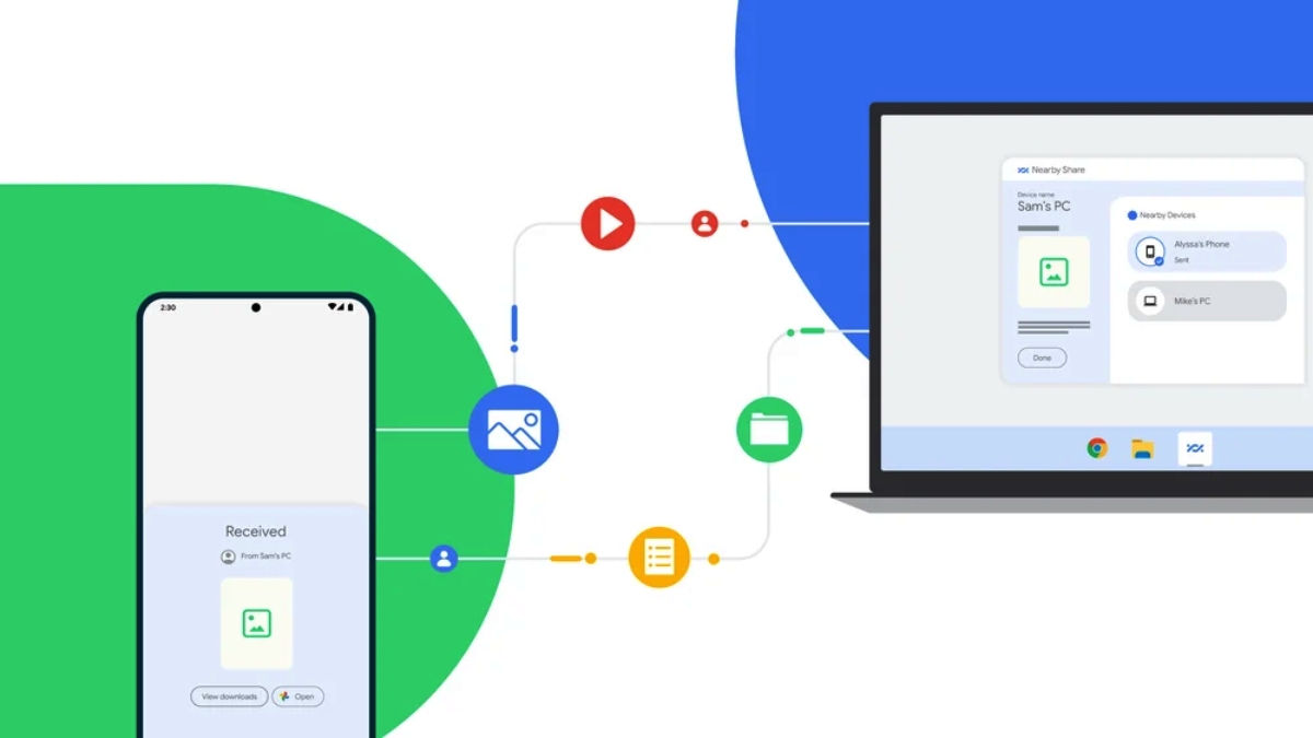 Google Nearby Share Feature to Allow Transfer of Files Between Windows PC, Android Devices