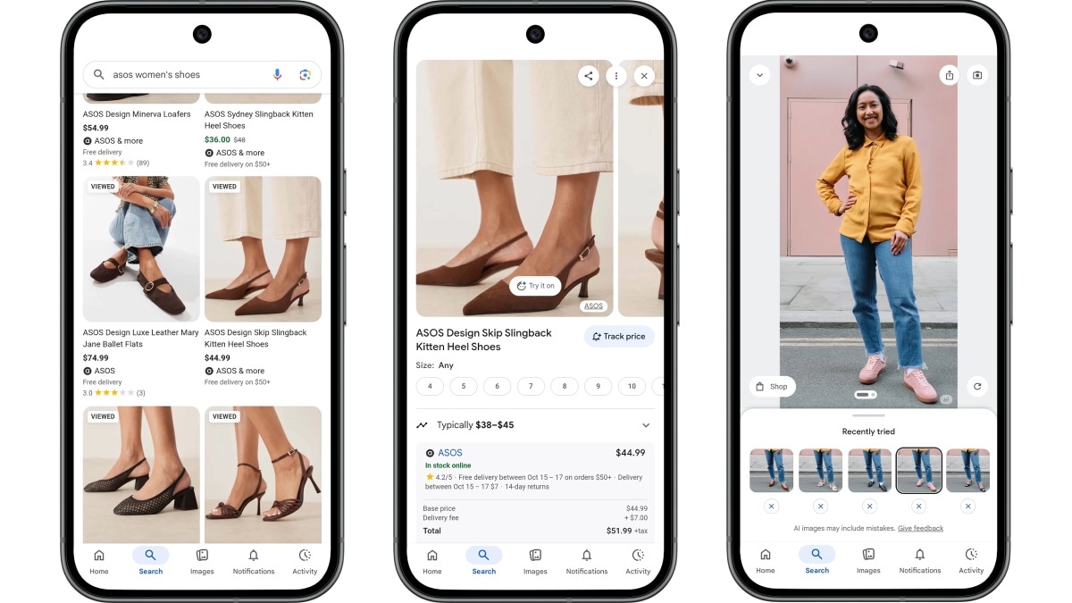 Google’s AI Shopping Feature Now Includes AI-Powered Virtual Shoe Try-Ons