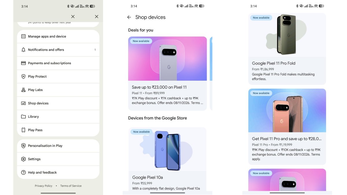 google shop devices g360 Google Play Store