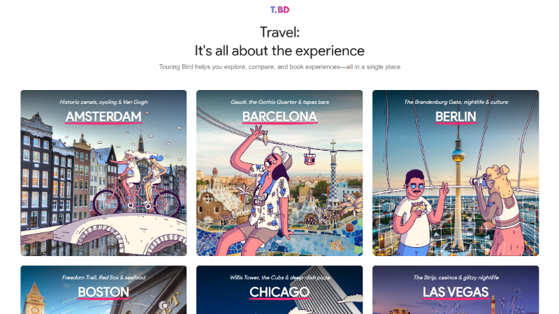 Google's Touring Bird by Area 120 Lets You Explore and Book Travel Experiences