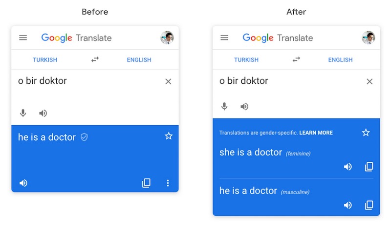 Google Moves to Curb Gender Bias in Google Translate