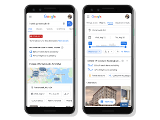 Google Adds COVID-19 Related Travel Planning Features in Search