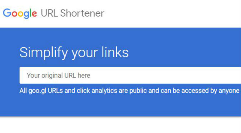 Google to Shut goo.gl URL Shortener in Favour of Dynamic Links