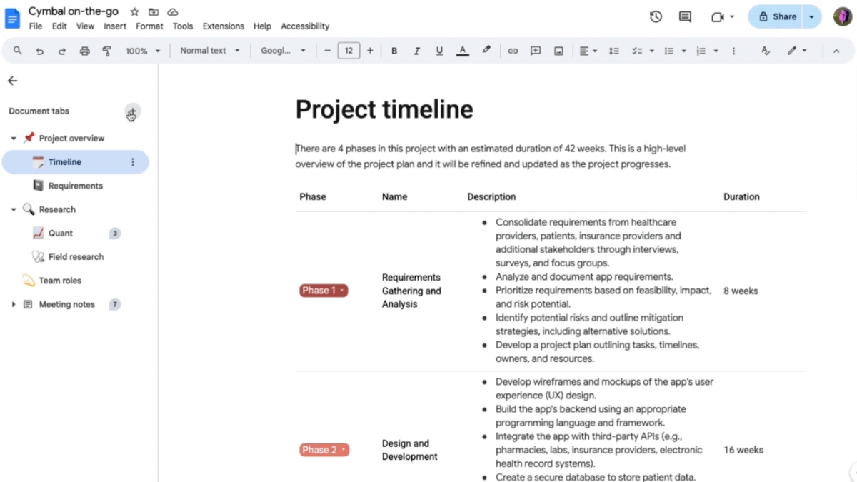 Google Docs Gets New &lsquo;Document Tabs&rsquo; Feature to Help You Organise Your Doc Files Better