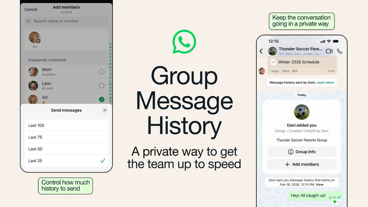 WhatsApp's New Feature Allows New Members to View Past Group Messages