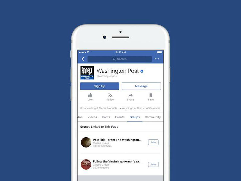 Facebook Groups for Pages Launched, Provides a Channel for Discussion
