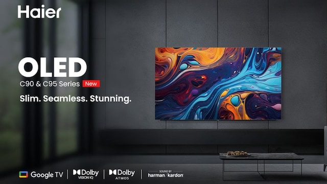Haier C95 and C90 OLED TVs With Dolby Vision IQ and Harman Kardon Sound Launched in India Haier C95 and C90 OLED TVs With Dolby Vision IQ and Harman Kardon Sound Launched in India