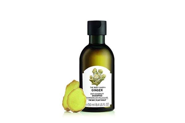 best products for dry hair in india the Body Shop Ginger Scalp Care, Paraben-Free Shampoo