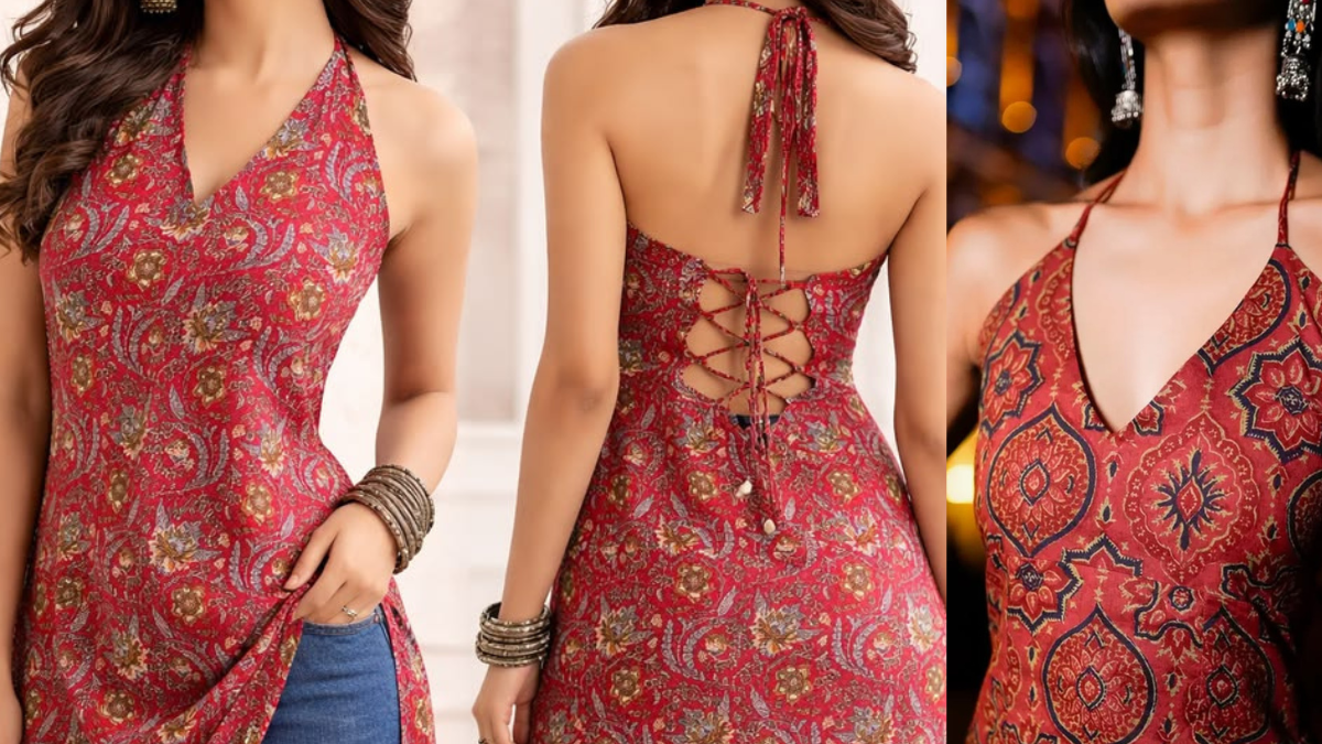 Best Halter Neck Kurti For Women: Desi Blends With Modern Style