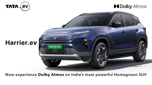Tata Motors Brings Dolby Atmos to Harrier.ev Powered by Harman JBL Black Audio System Tata Motors Brings Dolby Atmos to Harrier.ev Powered by Harman JBL Black Audio System