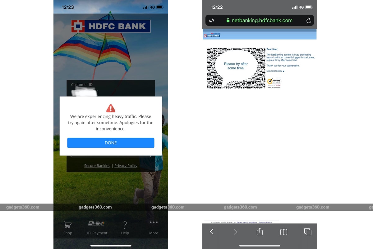 HDFC Bank Net Banking and Mobile Apps Down for Over 24 Hours, Company Blames 'Technical Glitch'