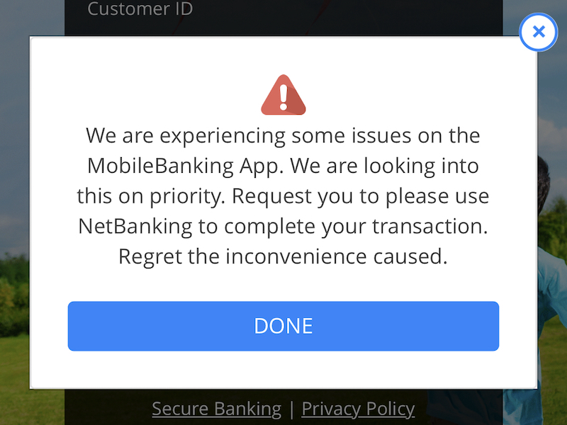 HDFC Mobile Banking App Down Again, Customers Should Use Netbanking for Now