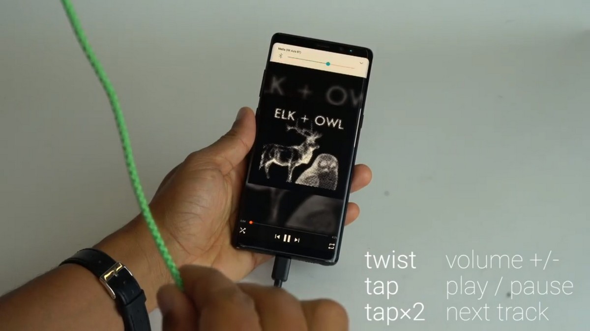Google's 'Smart' Cable Will Let You Issue Commands With a Squeeze, Tap, or Twist