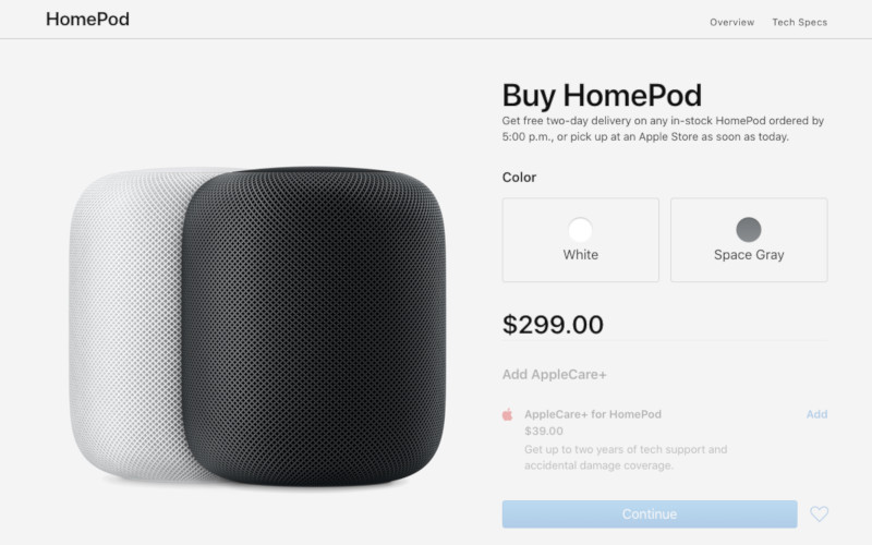 HomePod Price Slashed Worldwide, Will Now Retail at $299 in the US