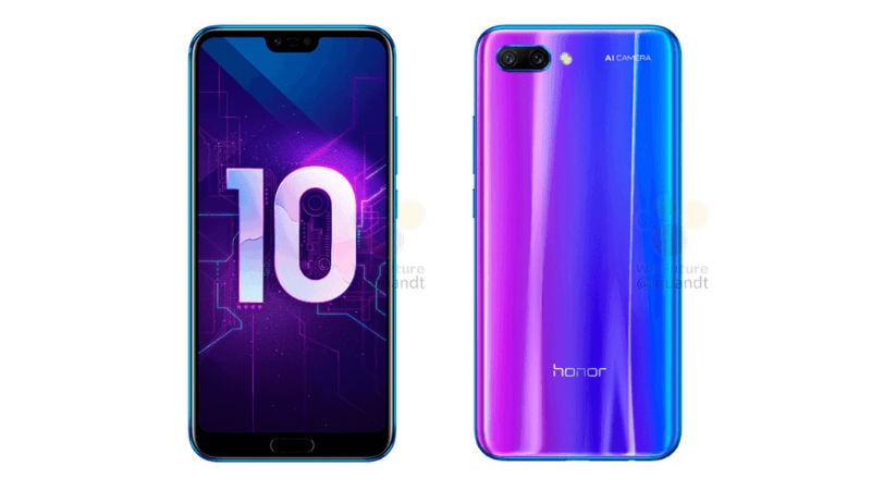 Honor 10 Leaked Images Show Colour Variants, Notch, Dual Camera Ahead of April 19 Launch