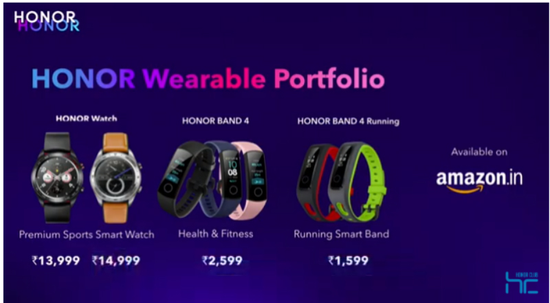 Honor Watch Magic, Honor Band 4 Running Edition Launched in India: Price, Specifications