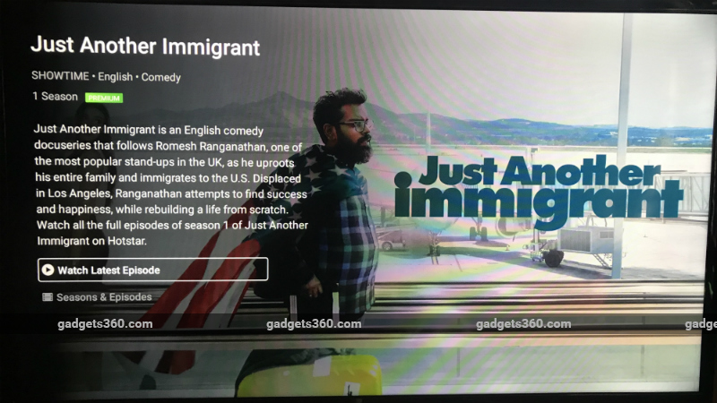 Hotstar's New UI Looks a Lot Like Netflix