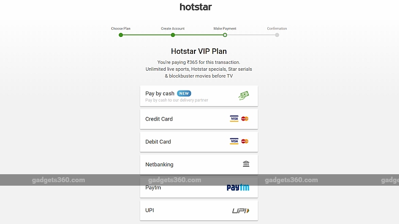 Hotstar VIP Subscription Debuts at Rs. 365 a Year to Counter Amazon Prime Video, Netflix; 'Pay by Cash' Option Launched Too