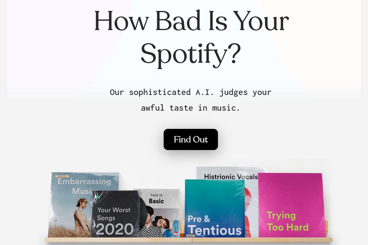 The &lsquo;How Bad Is Your Spotify&rsquo; Bot Mercilessly Roasts You for Your Awful Music Taste